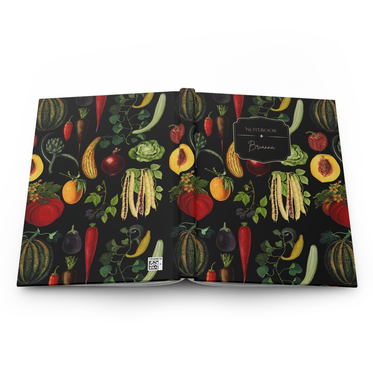 Gardening Vintage Vegetable Personalized Journal