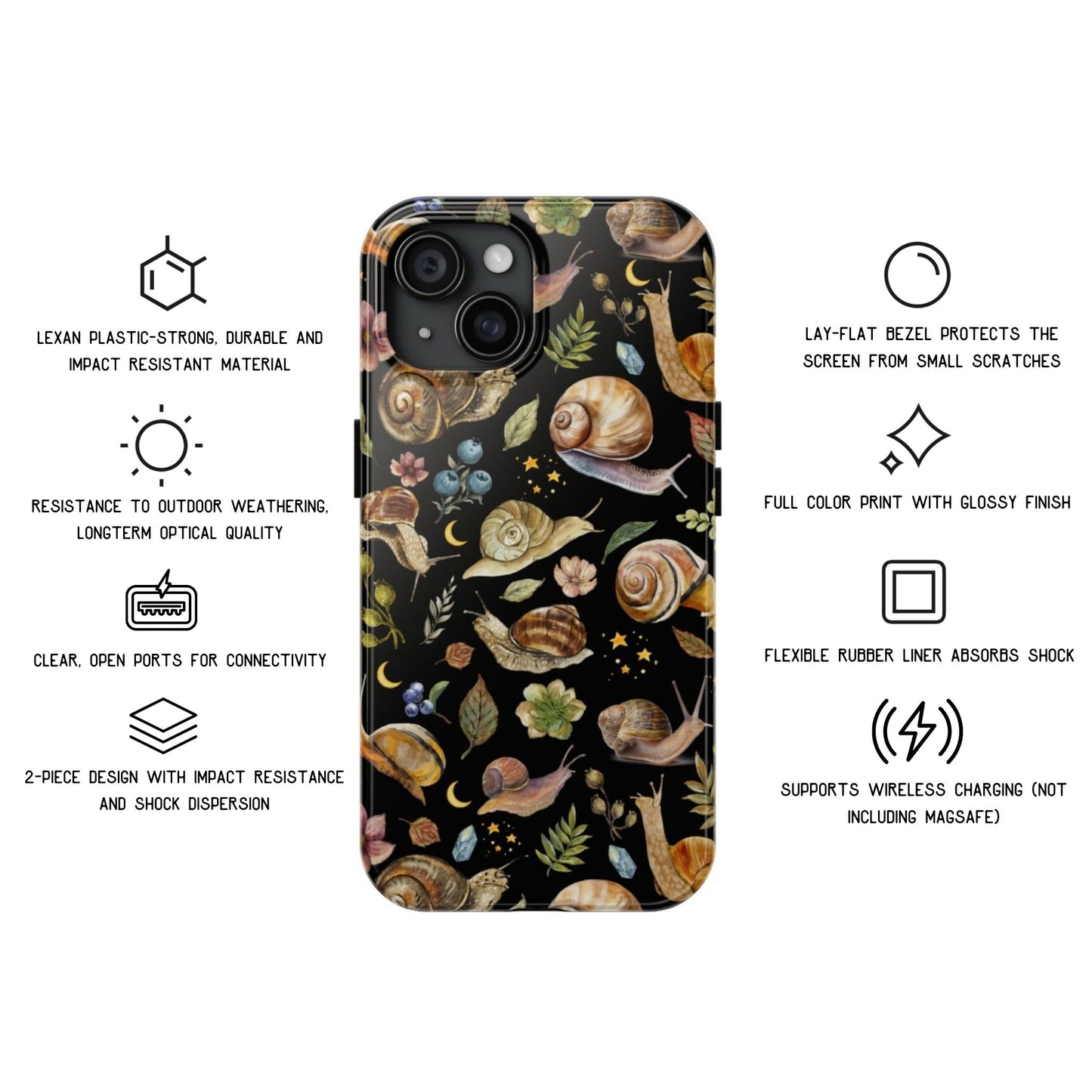 Celestial Snail Phone Case