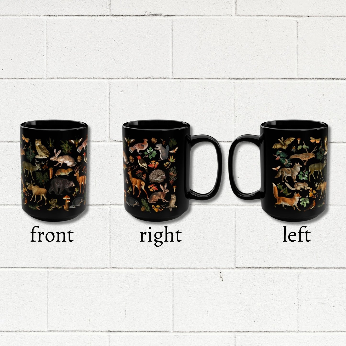 Woodland Animal 15 Ounce Mug