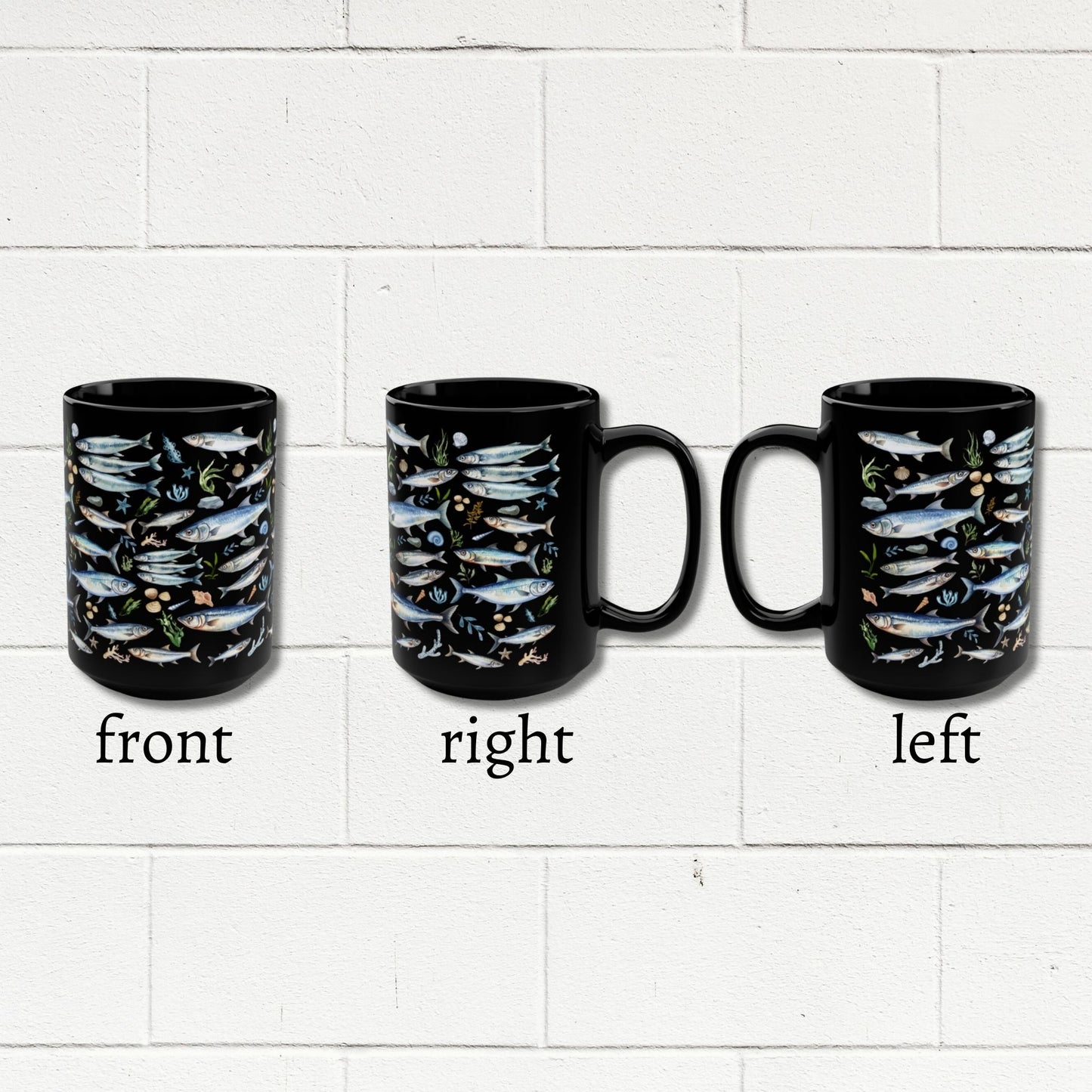 Sardine Fish 15 Ounce Mug