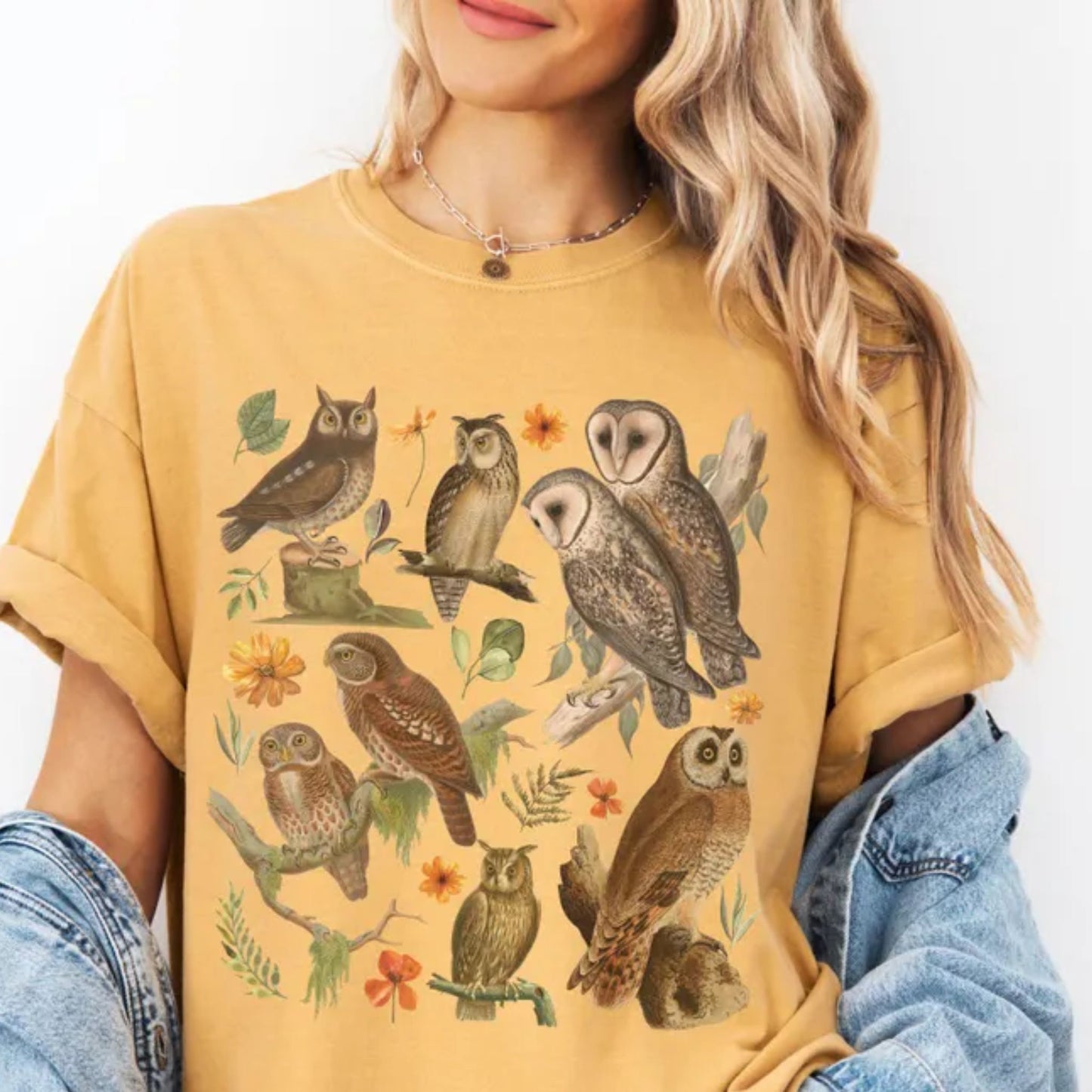 Vintage Barn Owl T-Shirt
