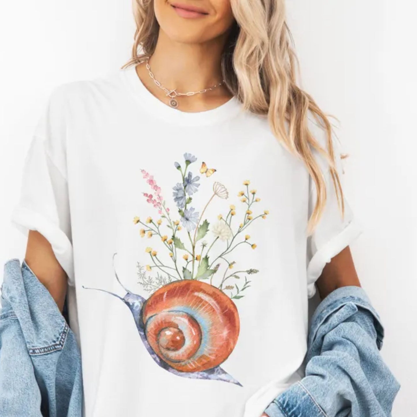 Wildflower Snail TShirt