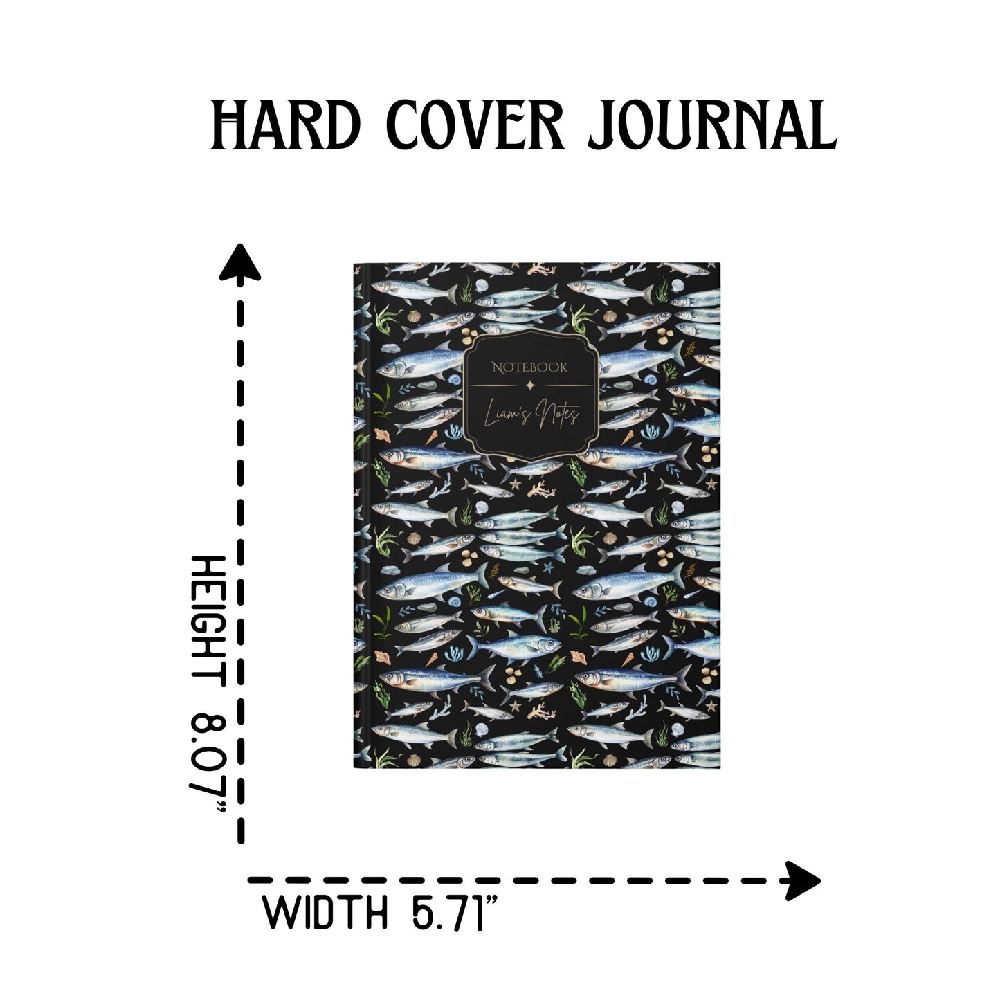 Sardines Fish Personalized Journal