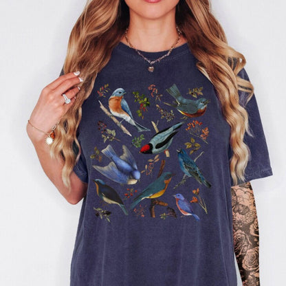 Bluebirds and Botanicals TShirt