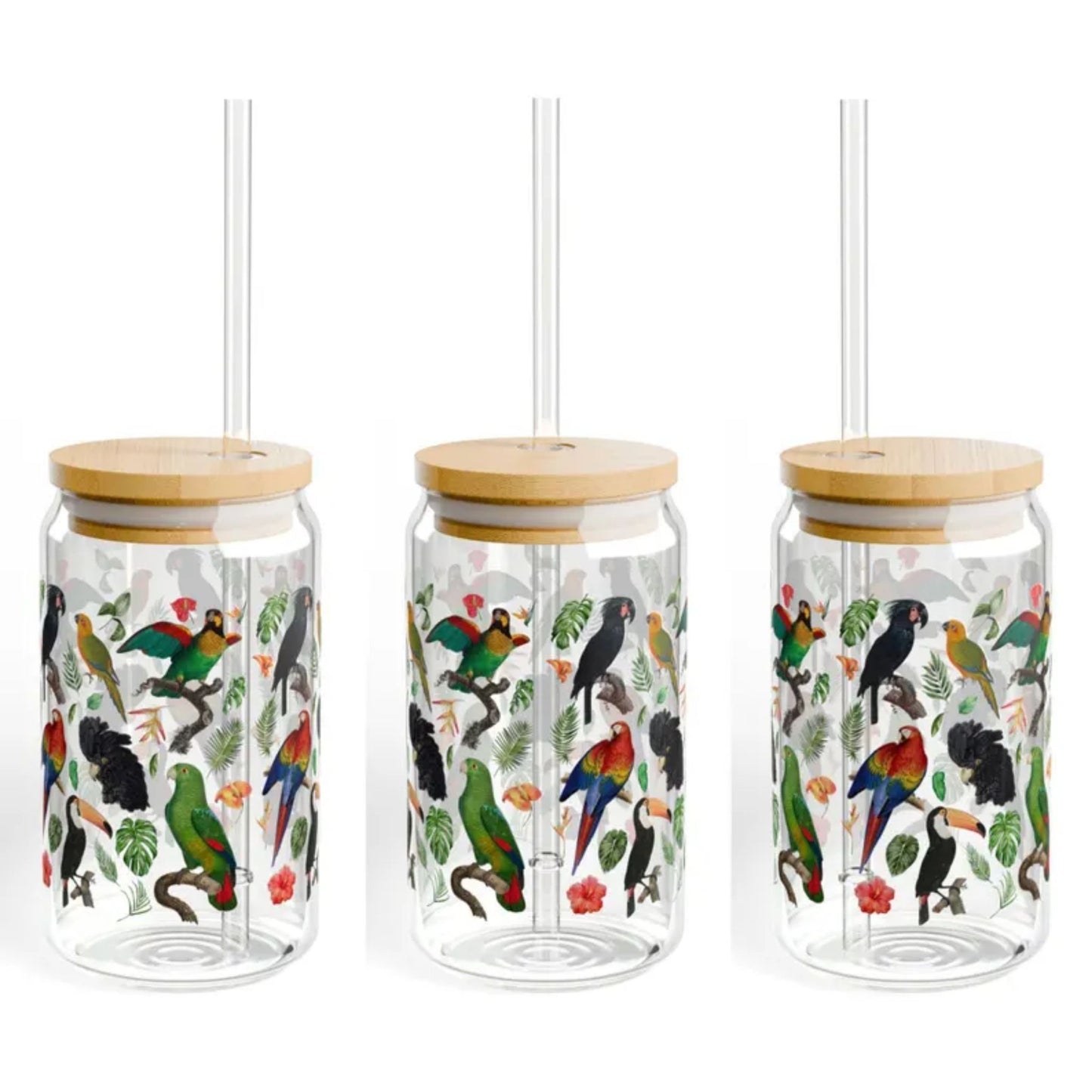 Parrot Sipper Glass