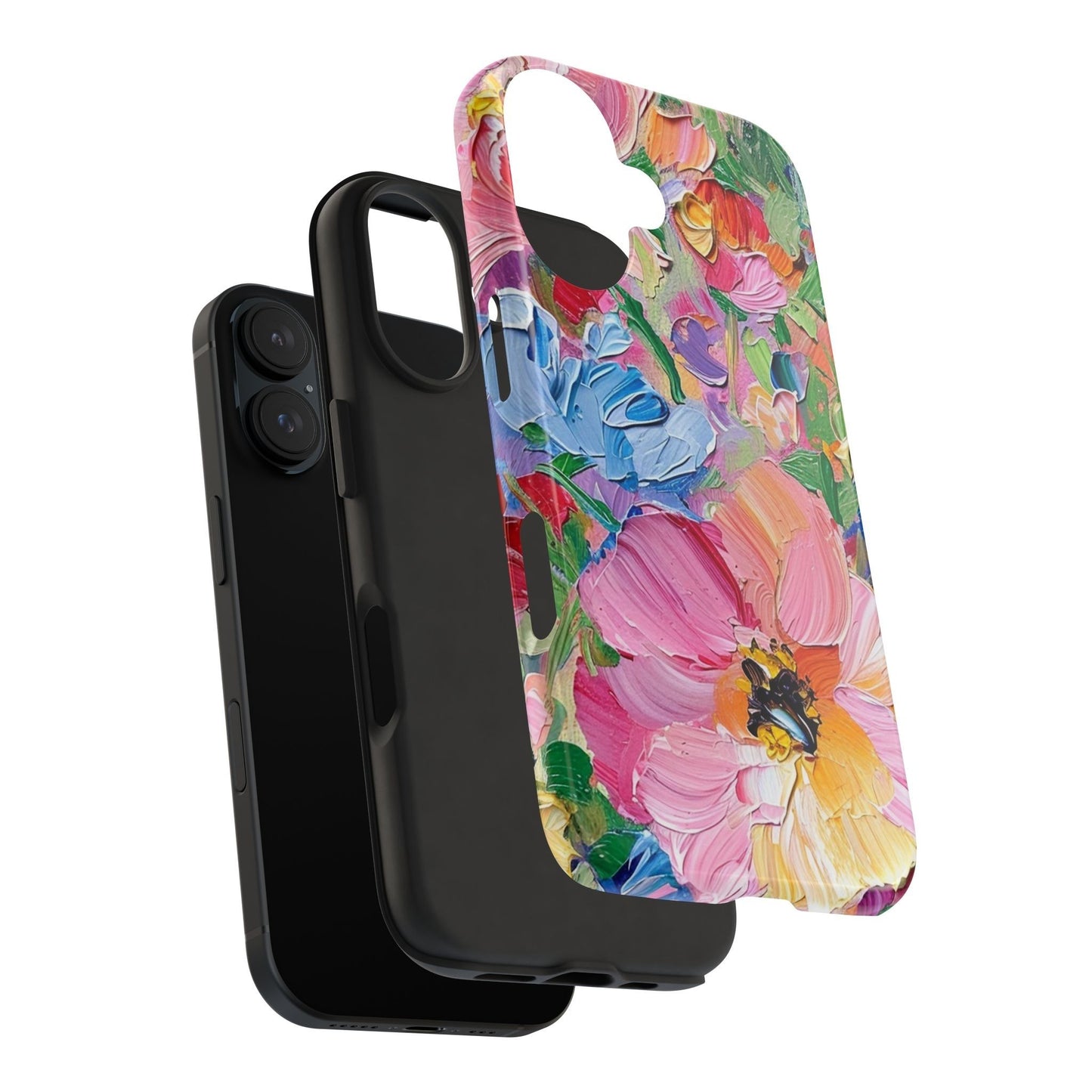 Bright Floral Oil Paint Phone Case