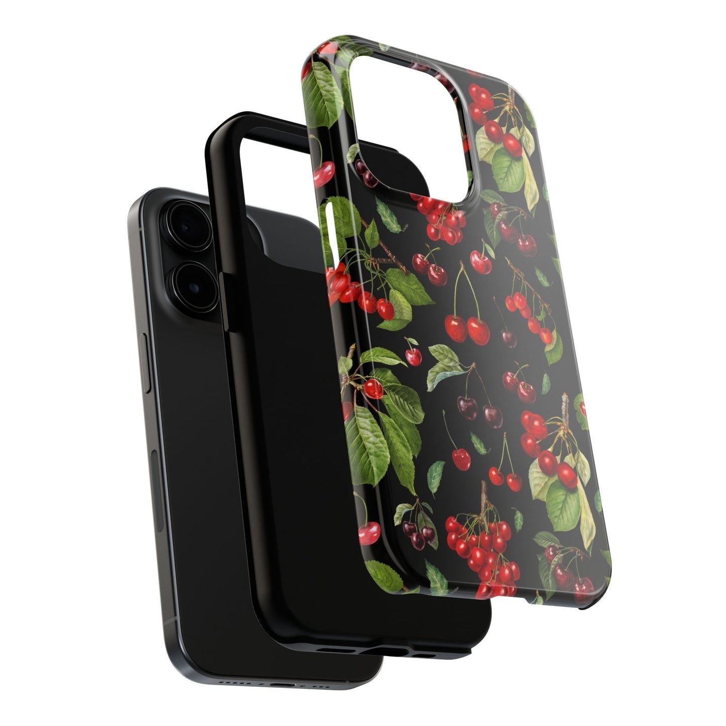Botanical Cherries Tough Phone Case