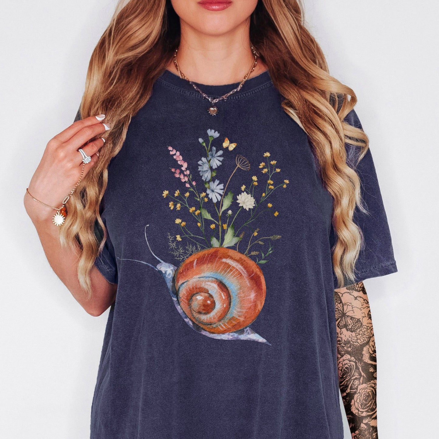 Wildflower Snail TShirt