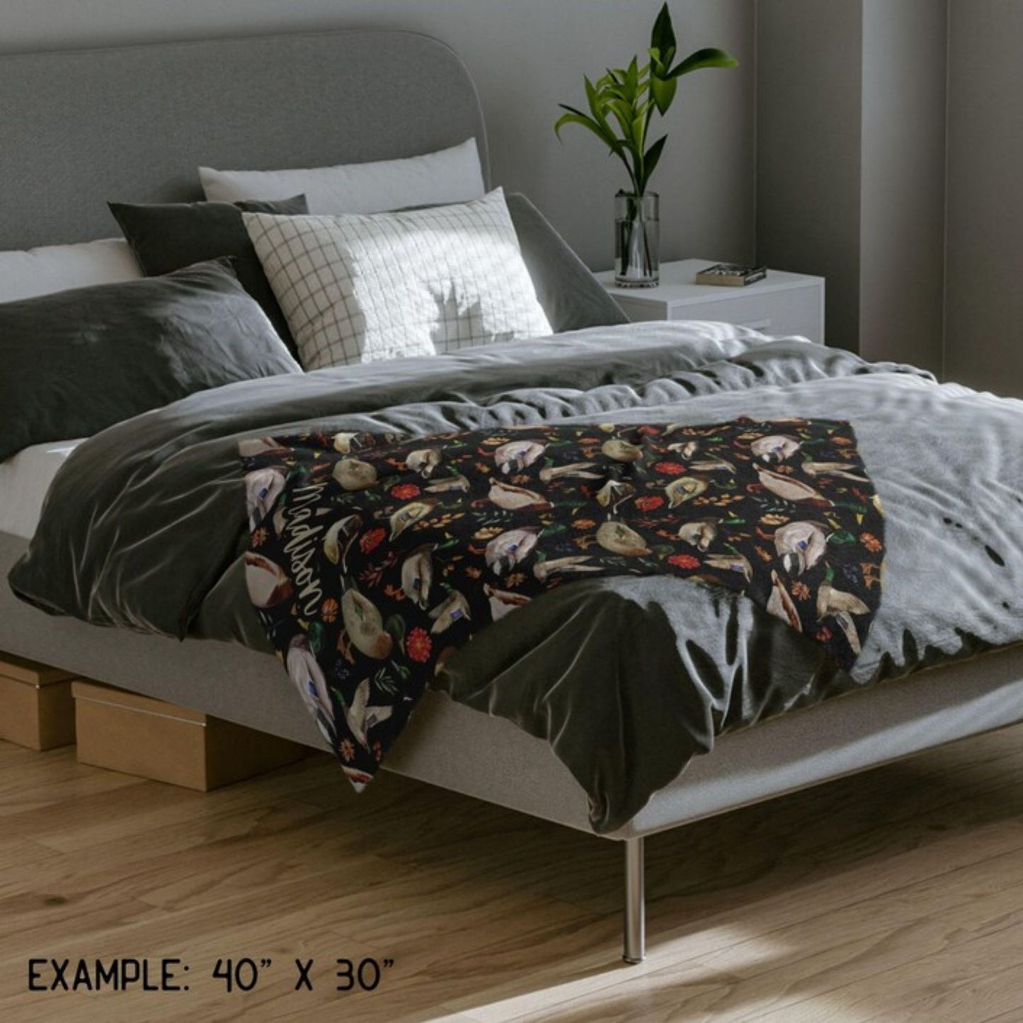 Mallard Duck Throw Blanket