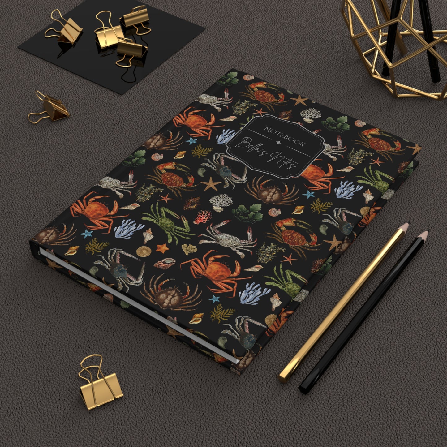 Crab Sea Life Personalized Journal