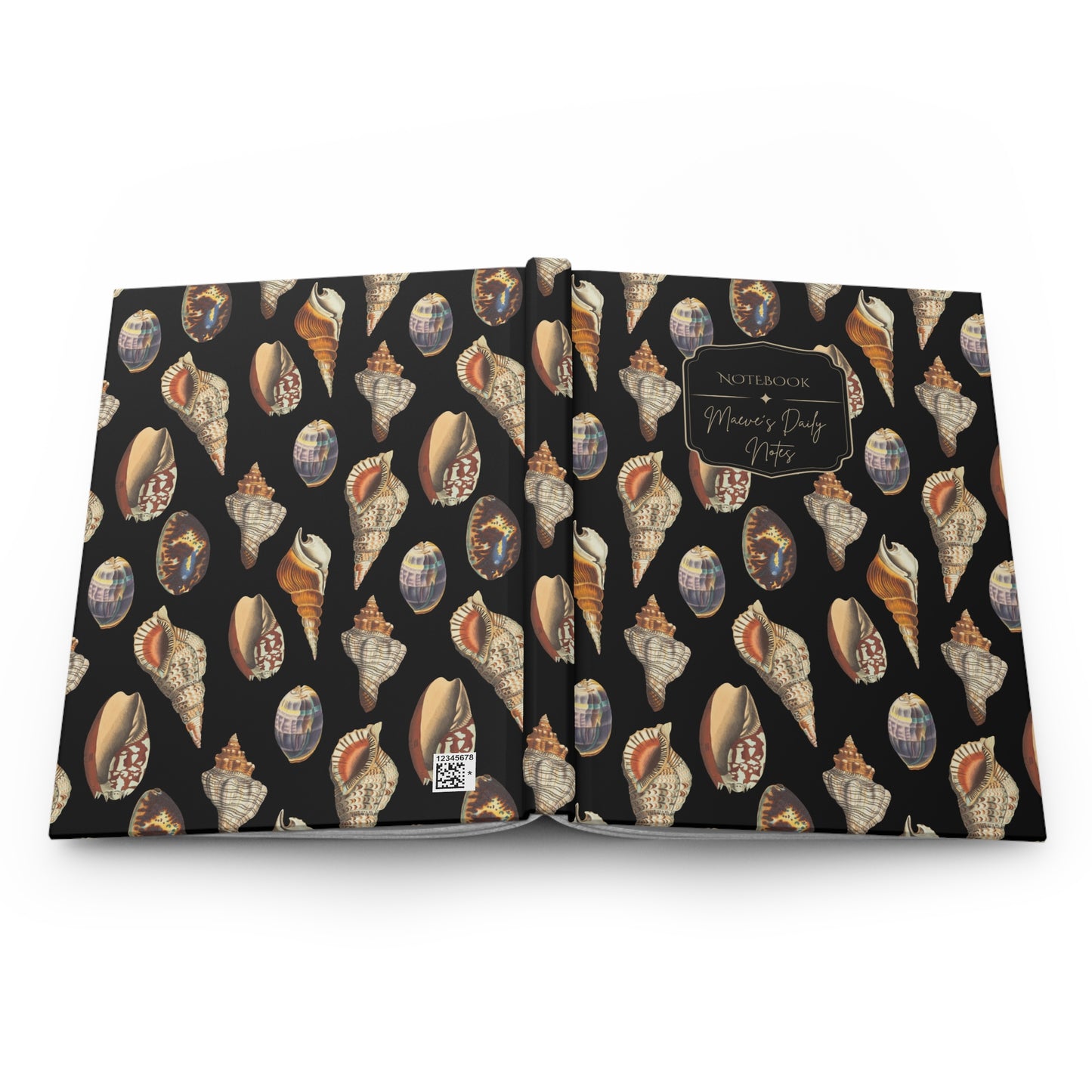 Vintage Shells Hardcover Journal