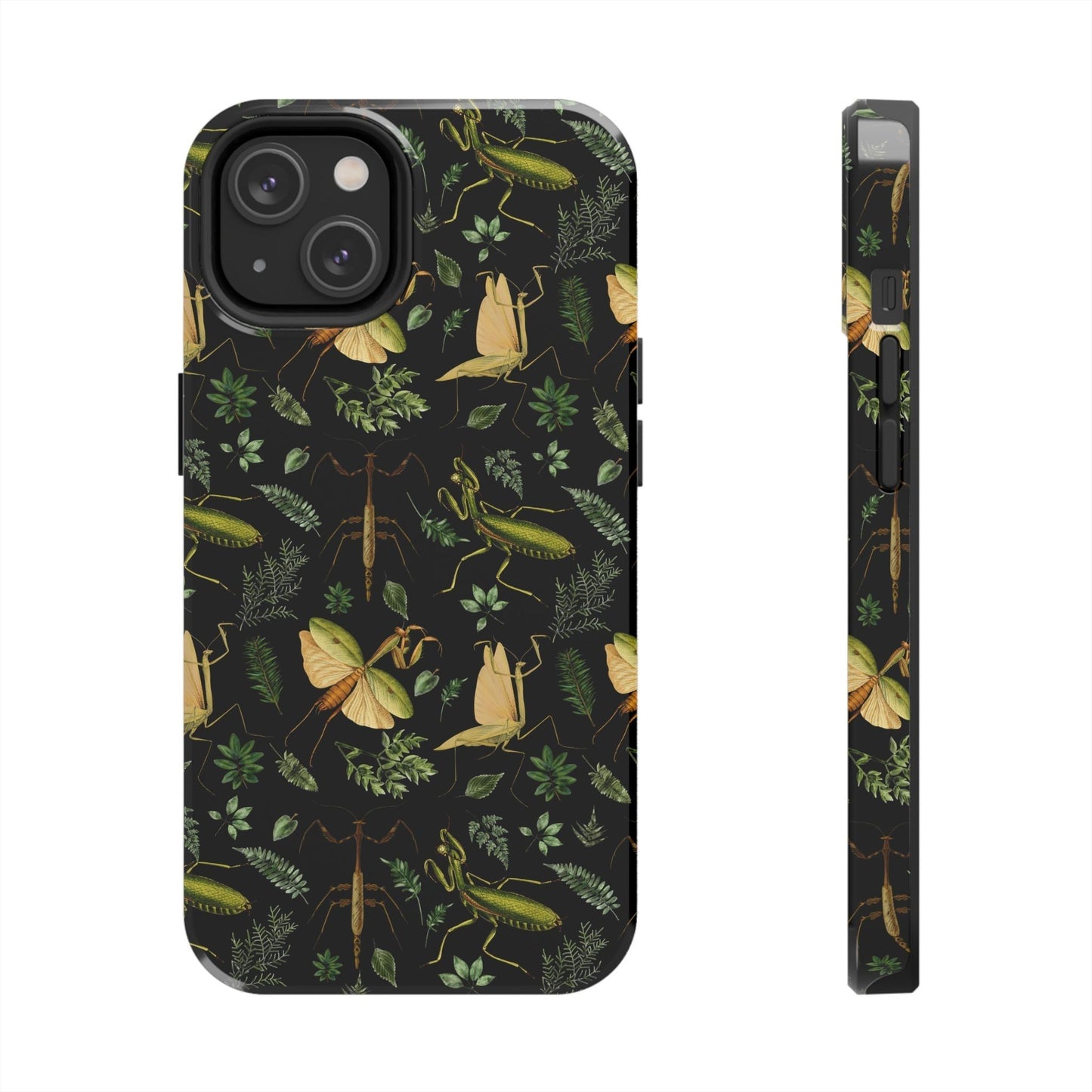 Botanical Praying Mantis Phone Case