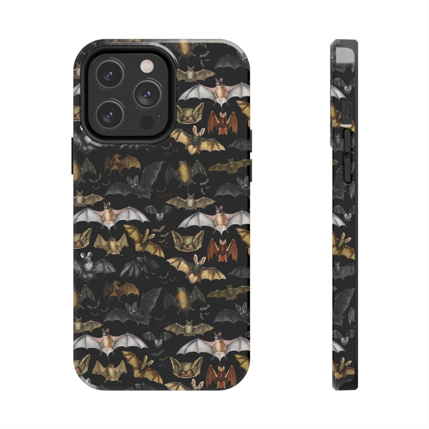 Vintage Bats Collage Gothic Protective Phone Case