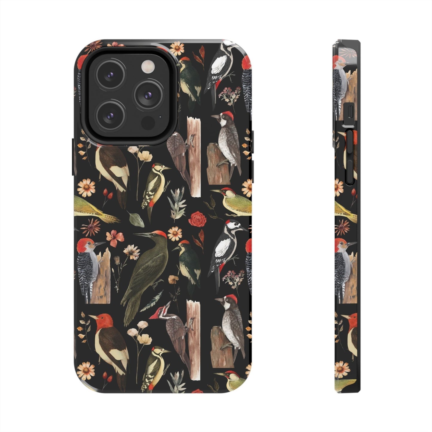 Woodpecker Print Tough Phone Case