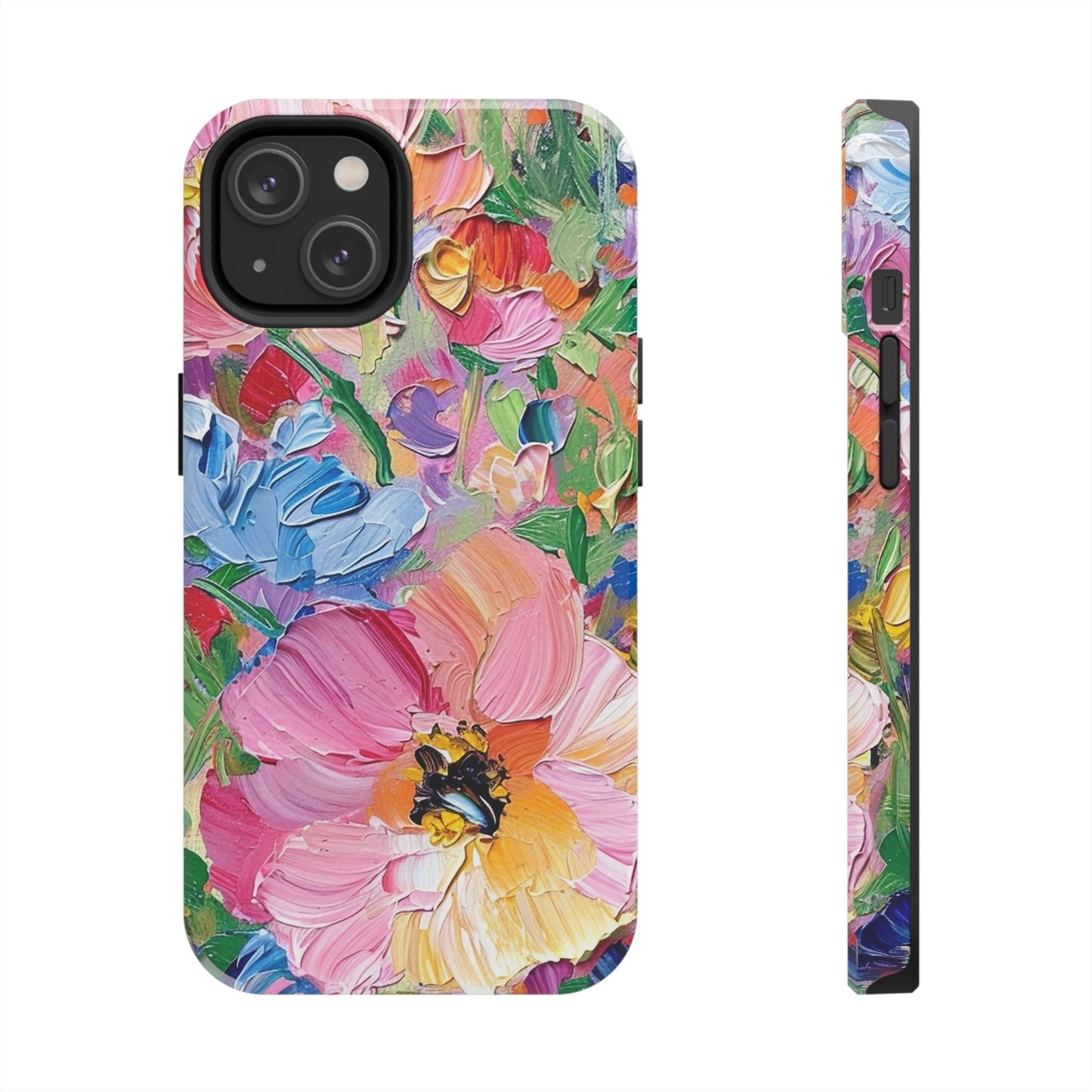 Bright Floral Oil Paint Phone Case