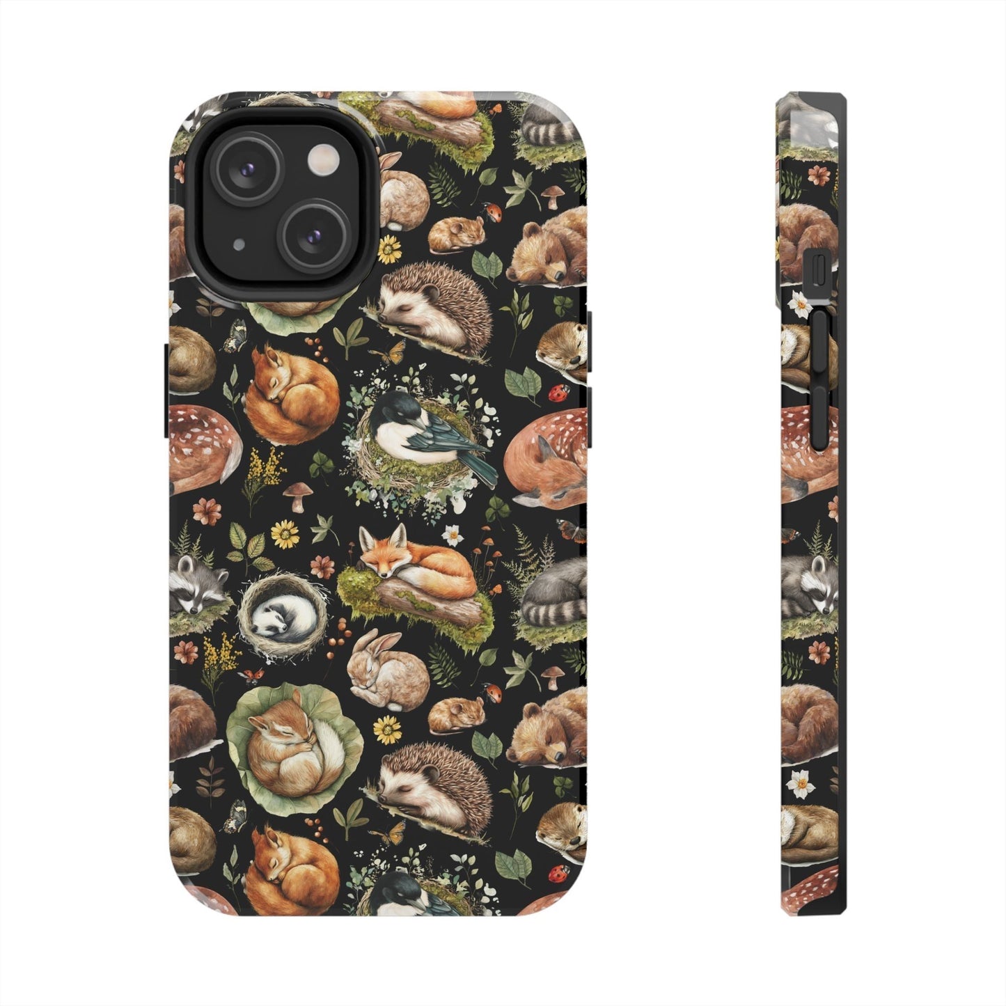 Woodland Sleeping Animals Phone Case