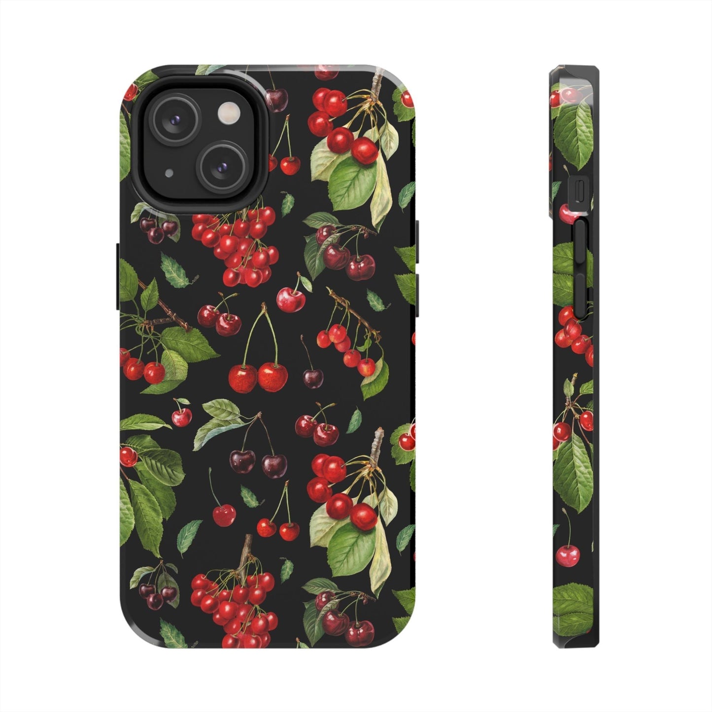 Botanical Cherries Tough Phone Case