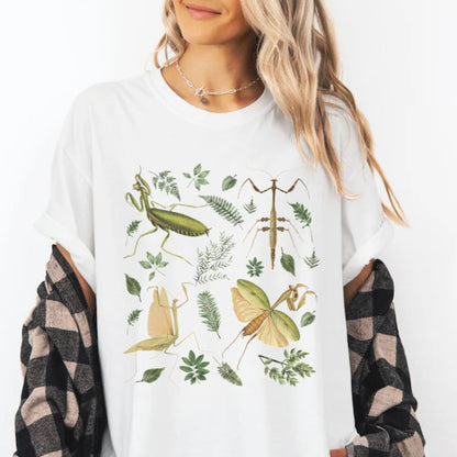 Praying Mantis Botanical T-Shirt