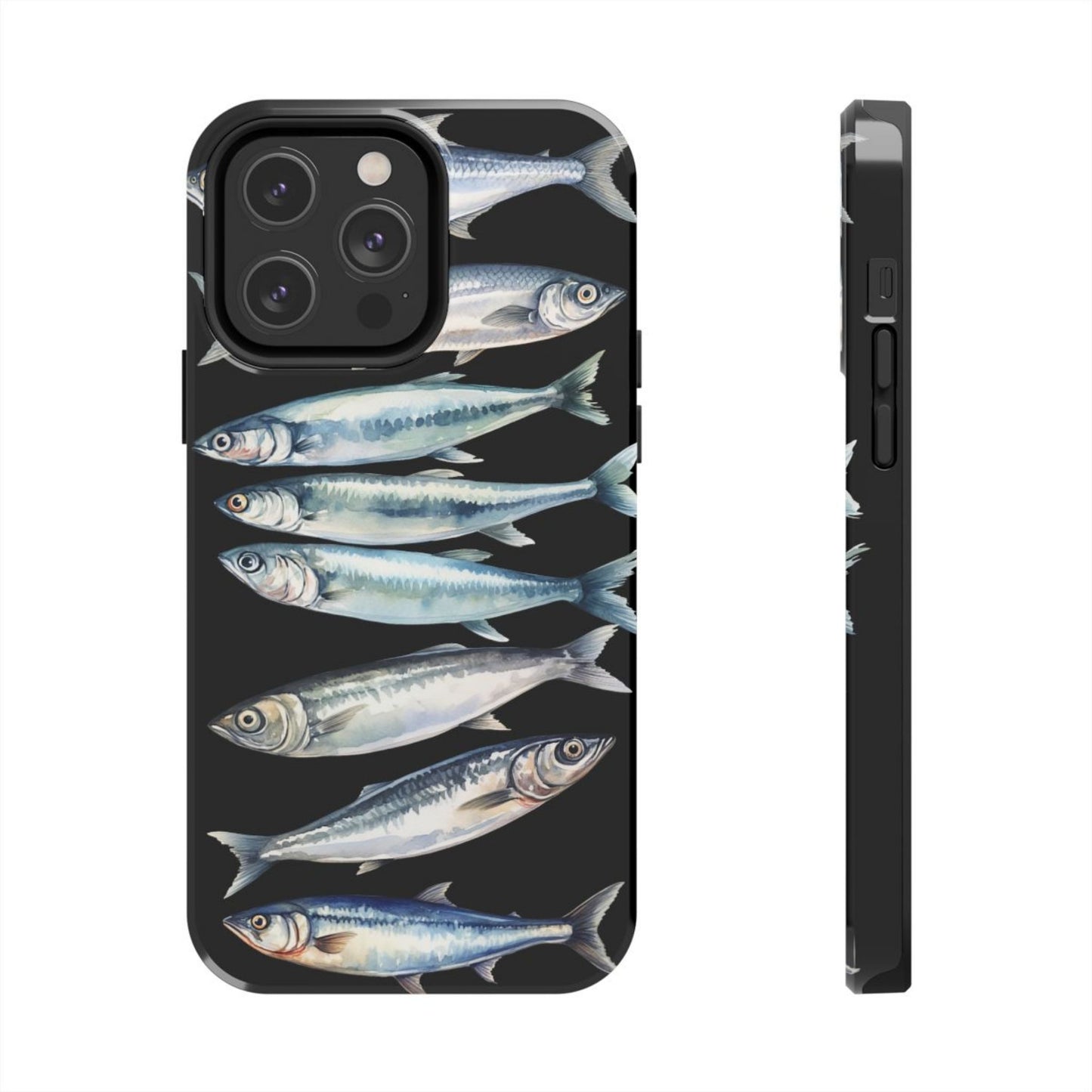 Sardine Cluster Nautical Tough Phone Case