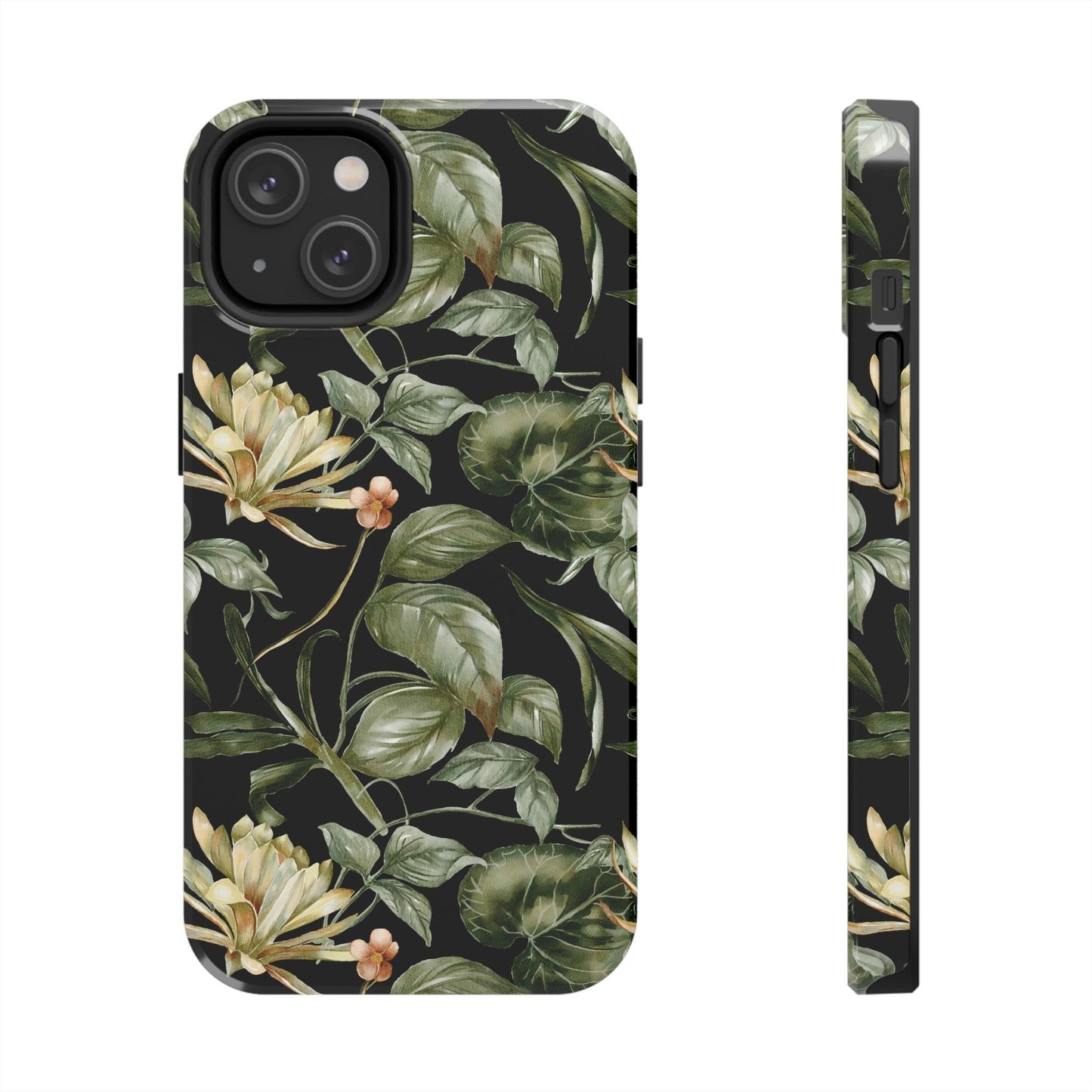 Vintage Botanical Green Leaves Phone Case