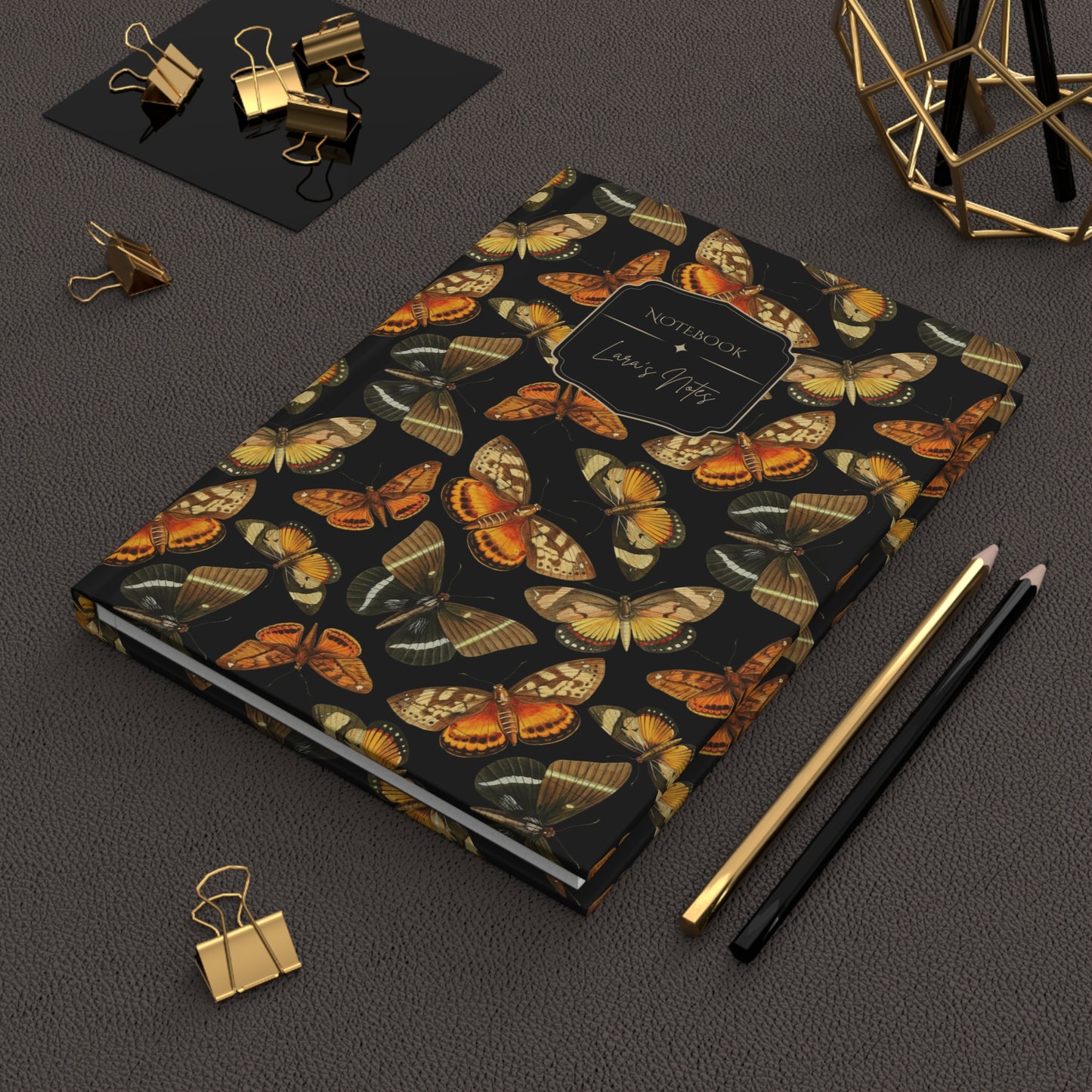 Vintage Butterfly Personalized Journal