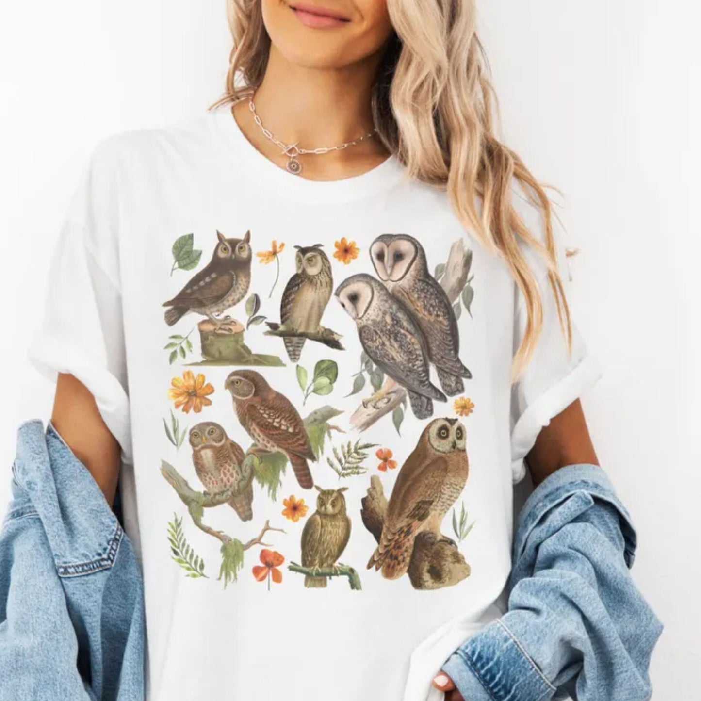 Vintage Barn Owl T-Shirt