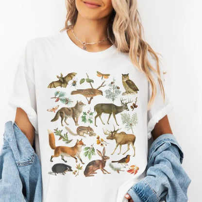 Forest Woodland Animals T-Shirt