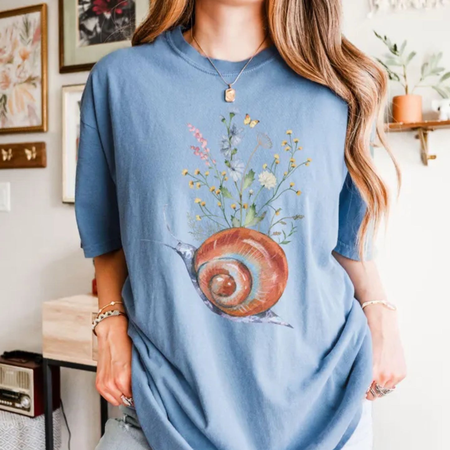Wildflower Snail TShirt