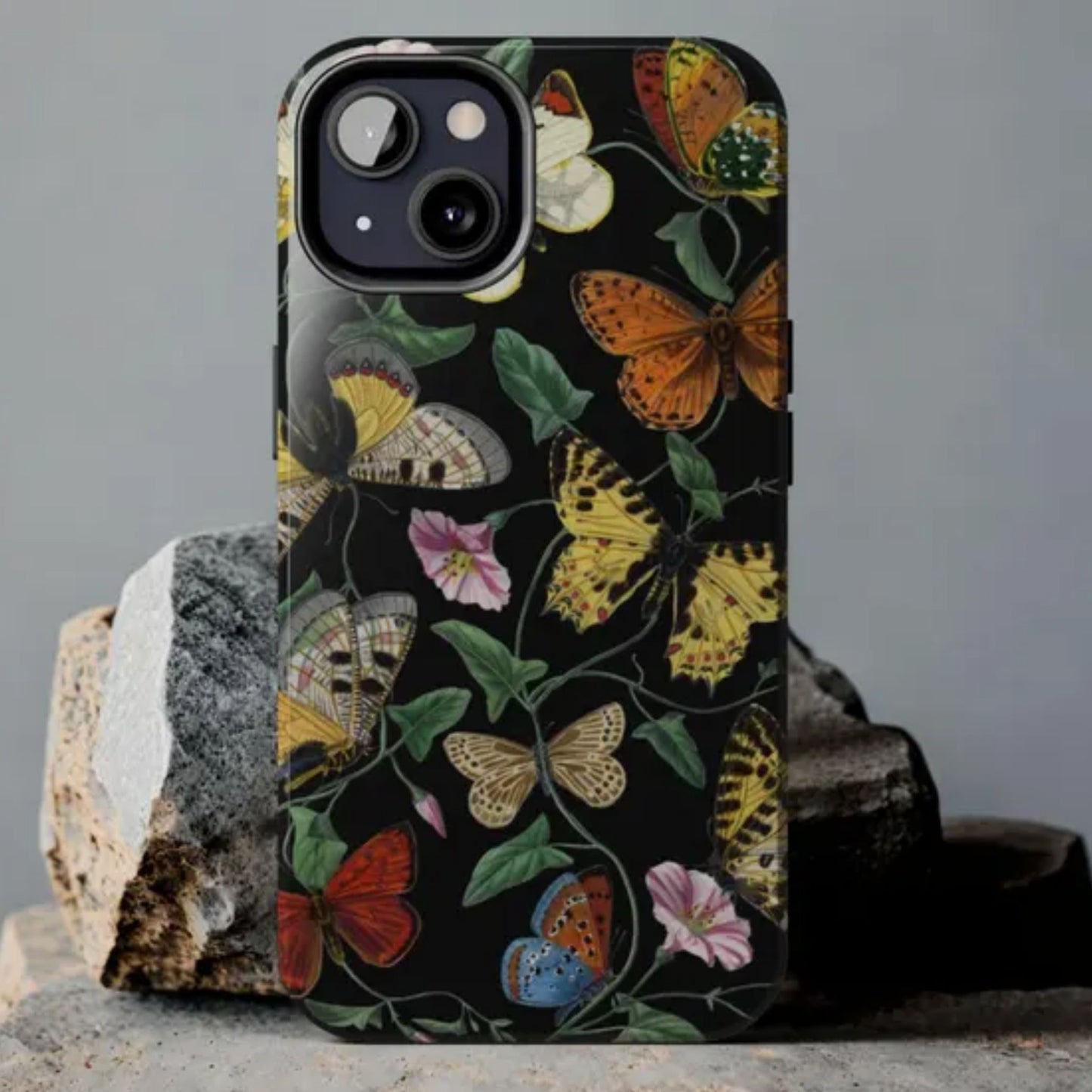 Vintage Butterfly Tough Phone Case