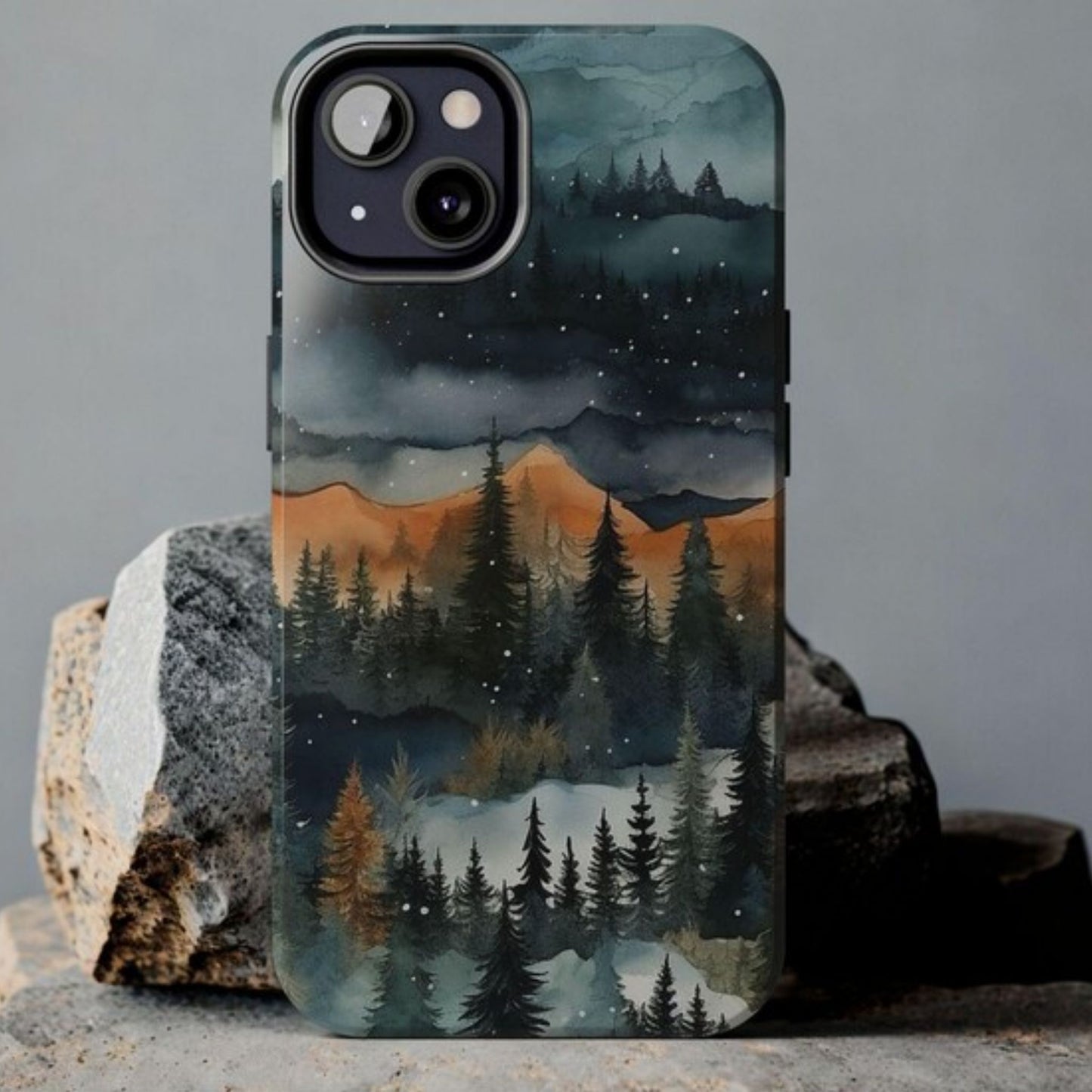 Mystic Forest Tough Phone Case