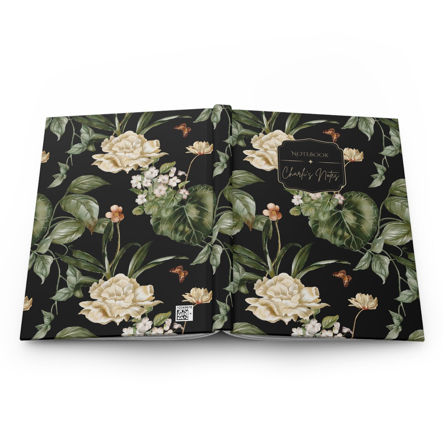 Green Leaves Vintage Botanical Journal