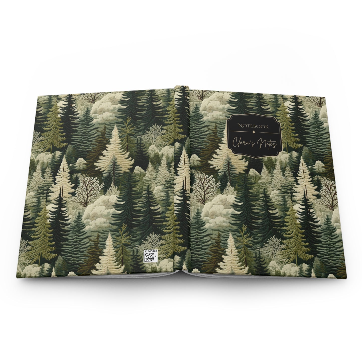 Green Forest Theme Personalized Journal