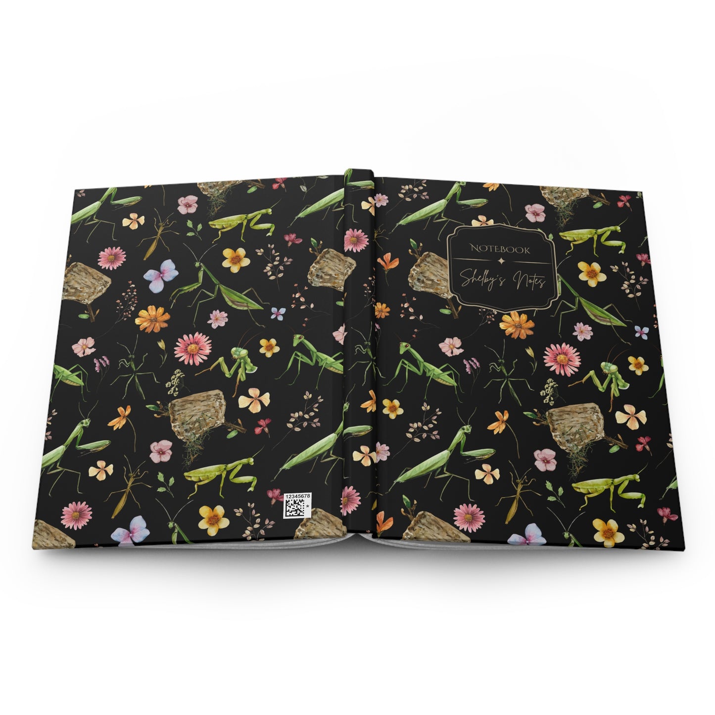 Praying Mantis Lifecycle Hardcover Journal