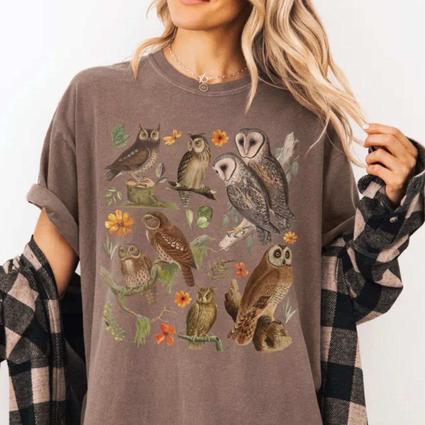 Vintage Barn Owl T-Shirt