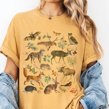 Forest Woodland Animals T-Shirt