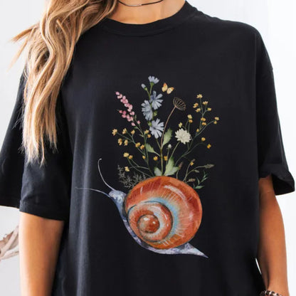 Wildflower Snail TShirt