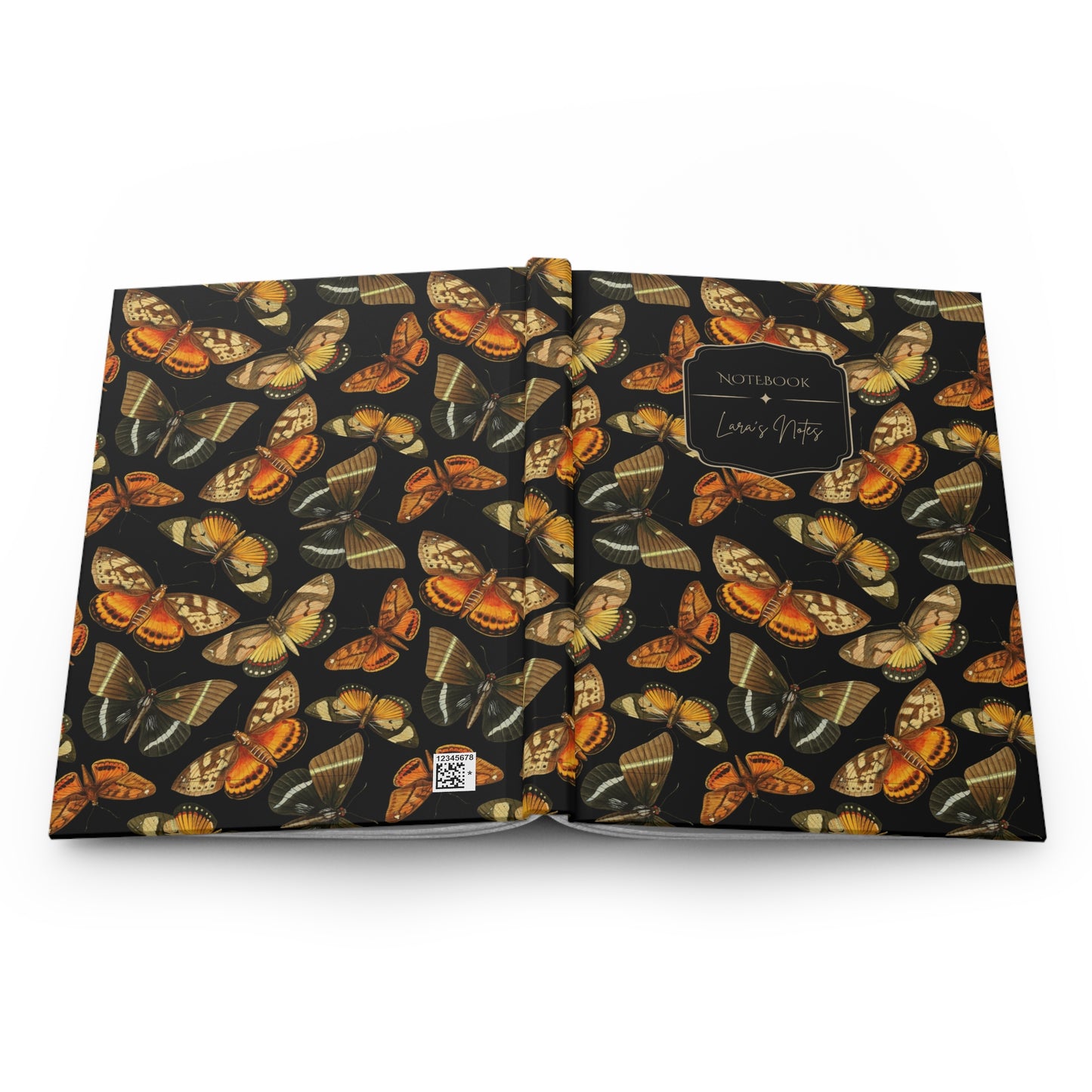 Vintage Butterfly Personalized Journal