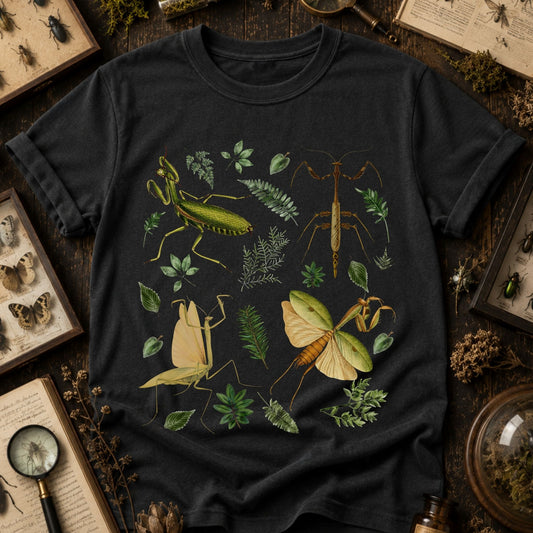 Praying Mantis Botanical T-Shirt