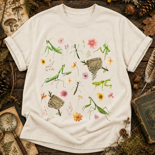 Praying Mantis Botanical Garden Shirt