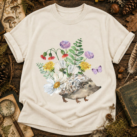 Wildflower Hedgehog T-Shirt