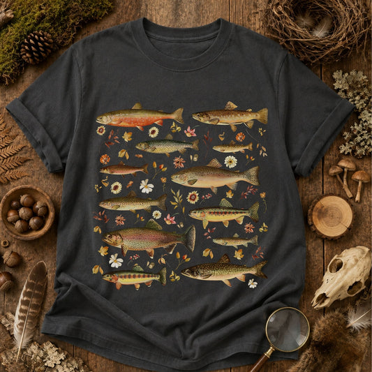 Vintage Trout Botanical T-Shirt