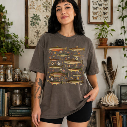 Vintage Trout Botanical T-Shirt
