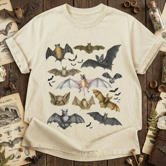 Vintage Bats Collage T-Shirt