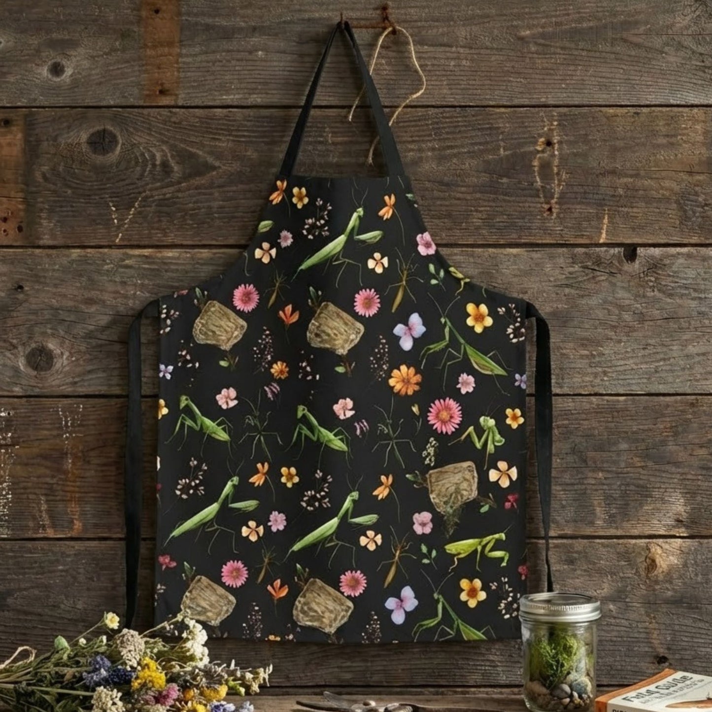 Garden Praying Mantis Apron