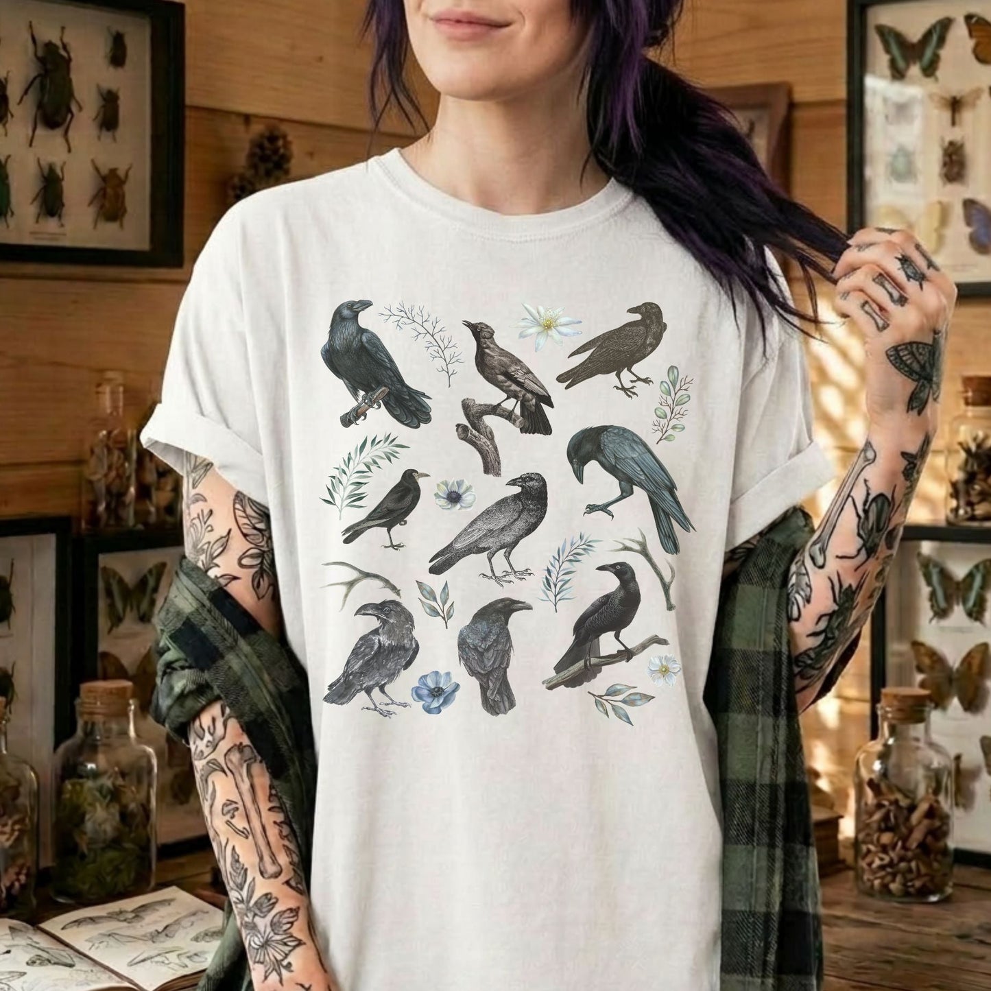 Black Bird Crow T-Shirt