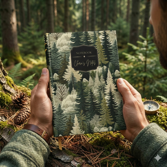 Green Forest Theme Personalized Journal