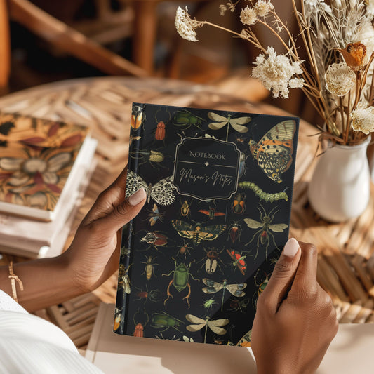 Vintage Insects Personalized Journal