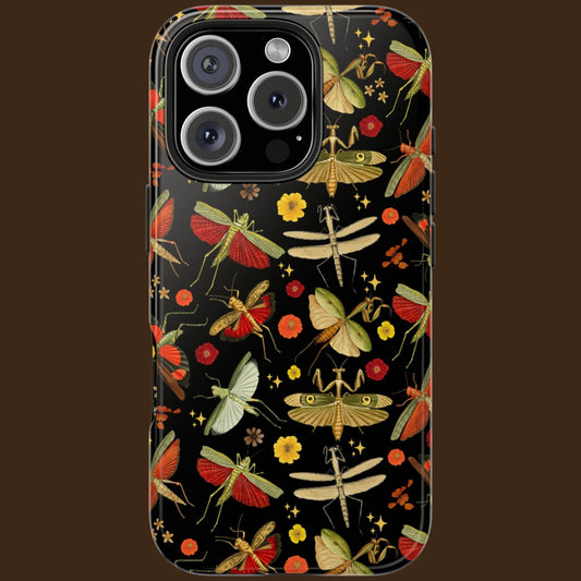 Red Praying Mantis Phone Case