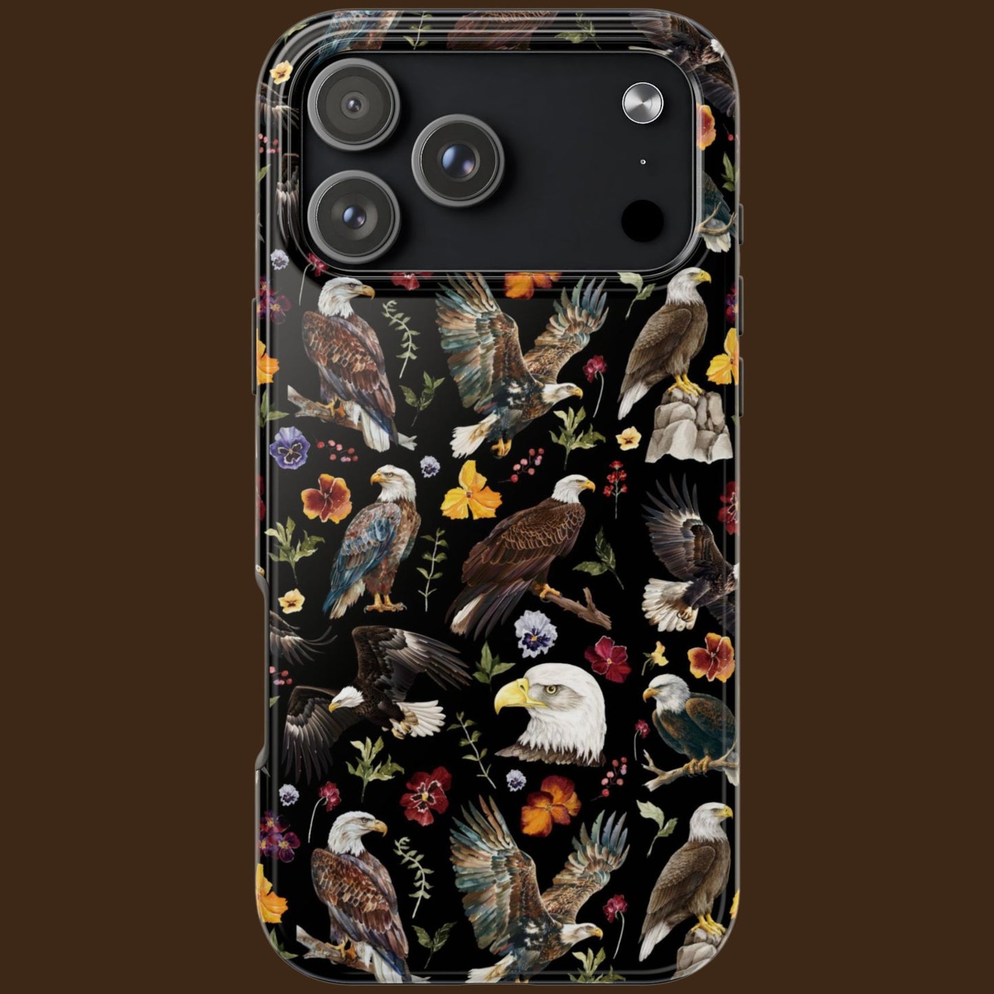 Floral Eagles Tough Phone Case