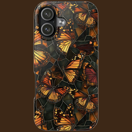 Butterflies Stained Glass Phone Case